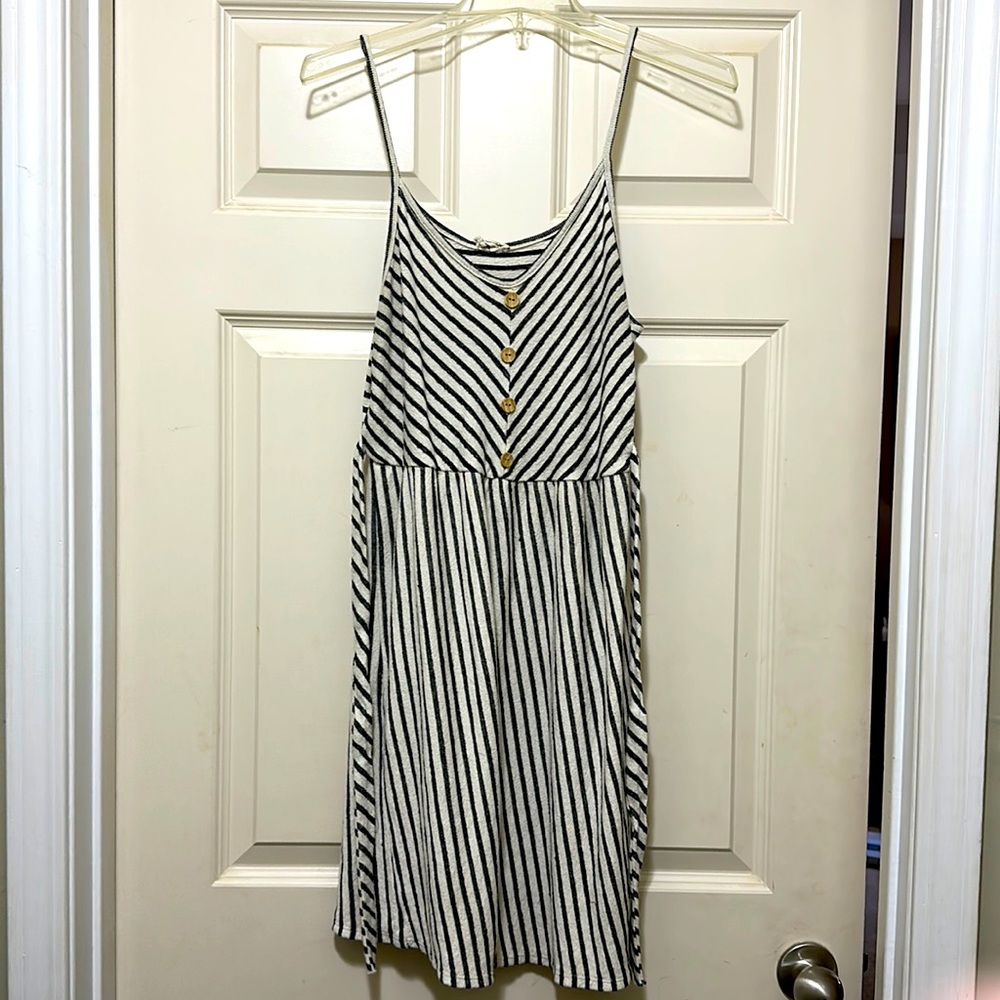 Black and Cream Dress
